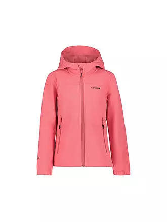 ICEPEAK | Giacca softshell da ragazza Korby Jr con cappuccio | koralle